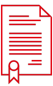 Grafik eines Zertifikats mit Siegel - DIN ISO 9001:2015